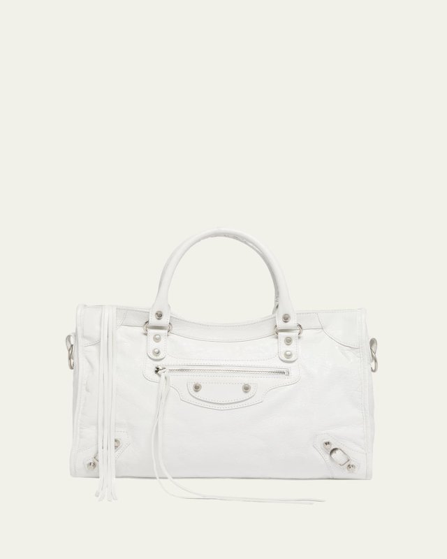 Le City Medium Leather Tote Bag